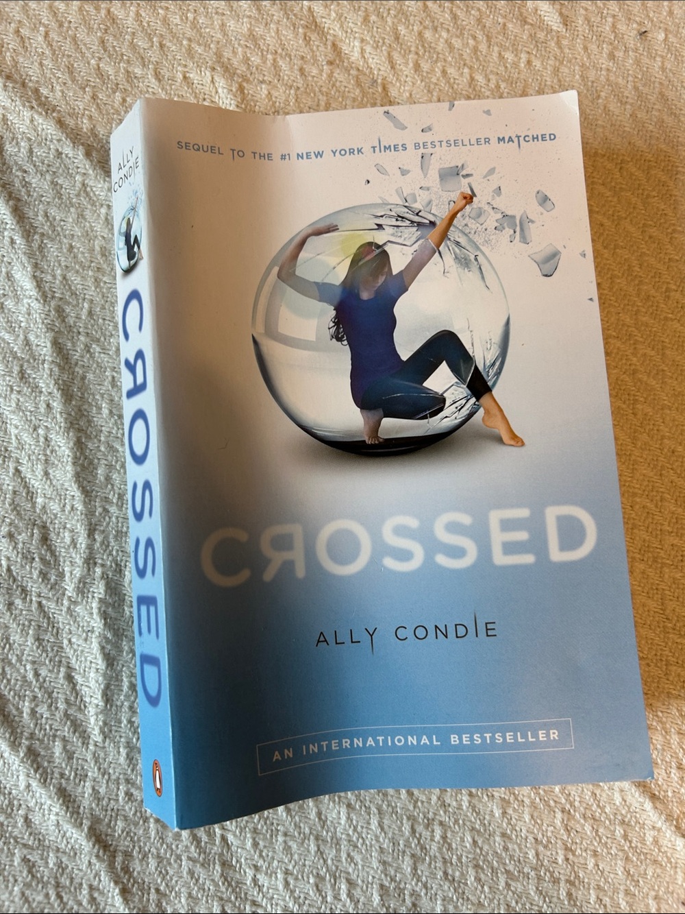 Crossed by Ally Condie - Blue Gradient Paperback